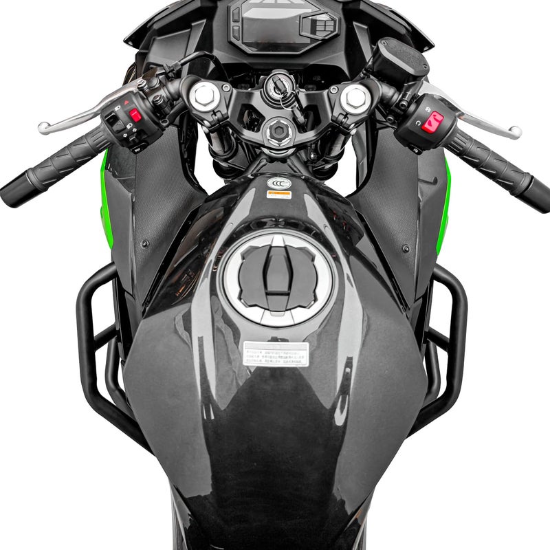 Lorababer Motorcycle Engine Guard Highway Crash Bar Fit for Ninja 500 2024-2026 Ninja400 2018-2026 Ninja250 2018-2021 Stunt Cage Bumper Frame Falling Protector - Image 4